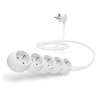 CONNECT IT prodlužovací kabel 230 V, 5 zásuvek, 2 m, bez vypínače (bílý) (CI-1317)