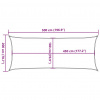 vidaXL Tieniaca plachta 160 g/m² čierna 2x5 m HDPE - Čierna - 63319-18182