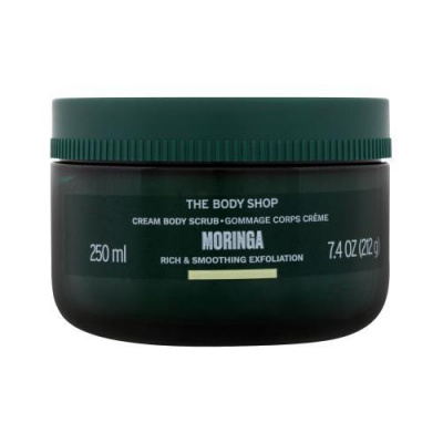The Body Shop Moringa Exfoliating Cream Body Scrub vyhladzujúci telový peeling 250 ml pre ženy