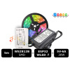 Programovateľný set RGB-IC LED pásika WS2812B SMD, IP65 | WLED.sk