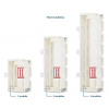 2N Helios IP Verso Krabice pro instalaci do zdi, 2 moduly 9155015
