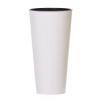 Kvetináč Prosperplast TUBUS SLIM biely lesk 25 cm