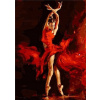 Diamantové maľovanie Norimpex 40x30 cm Tanečnica v červených šatách