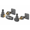 HOPA CUBE-SET, rohový hranatý ventil (Z2) Farba - Anthracite, Variant - Ľavá RDCUBESETLA