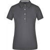James & Nicholson | JN 969, Dámske piqué polo, sivá graphite - biela, XL
