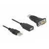 Delock USB 2.0 adaptér [1x USB 2.0 zástrčka A - 1x sériový (9 pinov)] 61506; 61506