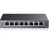 tp-link TL-SG108PE, 8 port Gigabit Easy Smart Switch, 8x 10/100/1000M RJ45 ports, 4x PoE+ 55W, IGMP, MTU, Tag-Based, VL