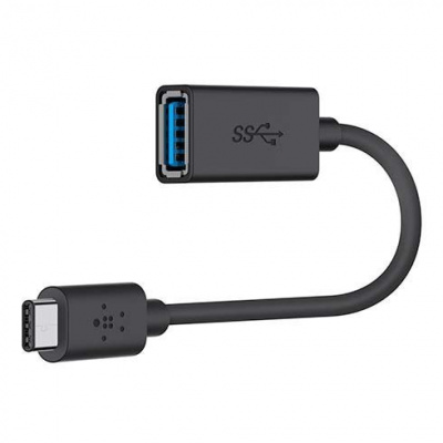 Belkin kabel USB-C 3.0 to USB-A adaptér, 15cm F2CU036btBLK