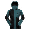ALPINE PRO DEARA Zelená/Tyrkysovo zelená DÁMSKA LYŽIARSKA BUNDA S MEMBRÁNOU PTX SNOW S-L