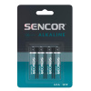 Batérie SENCOR SBA LR03 4ks BP AAA Alkalické