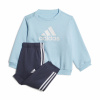 Teplaková súprava - Detská tepláková súprava BIRICIK veľkosť 158 hnedá, čierna, fialová (Adidas Children's Pow Set HM8940 # 104)
