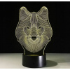 3D LED USB LAMPA WOLF NIGHT LIGHT pre DIEŤA (3D LED USB LAMPA WOLF NIGHT LIGHT pre DIEŤA)