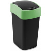 CURVER FLIP BIN 25L Odpadkový kôš 47 x 26 x 34 cm čierna/zelená 02171-847
