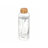 QUOKKA STORM Sklenená fľaša so silikónovým povrchom MARBLE 700ml