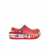 Crocs detské šľapky plast červené, veľkosť 24-25