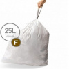 SIMPLEHUMAN Sáčky do odpadkového koše 25 L, typ F, zatahovací, 20 ks v balení CW0165