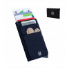 Peňaženka - Puzdro Matsibo pre hliníkové karty Black MS005 - Unisex Product (Hliníkové tenké tenké slimové portfólio RFID karty)