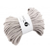 EU MILA NEW P10 / bavlnená šnúra 7 mm / béžovo - šedá / ľanová