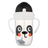 Canpol babies Nevylievací hrnček so slamkou a závažím BabiesBoo 270ml - Panda