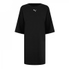 Puma Single Cat T-Shirt Dress Womens Black 8 (XS)