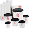 Miešací pohár s viečkom 700 ml - Na miešanie farieb a lakov, 25 kusov (COLAD MIX CUP + LID - Miešací pohár s viečkom 700ml, 25 kusov)