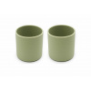 Martons silikónový pohárik 2ks Olive green