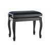Piano stolička Deluxe Classic čierna matná
