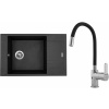 Set Sinks G6630 (dřez Vario 780 Granblack 30 + baterie Flexia lesklá)