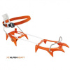 Petzl Leopard sú ultraľahké hliníkové mačky určené na snehové nástupy a chôdzu v ľahkom horskom teréne, ktoré vďaka použitiu materiálov optimalizovaných pre poh Oranžová