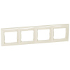 LEGRAND Rámeček VALENA 774354 čtyřnásobný béžová