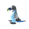 mamido Plyšový papagáj 20 cm modrý