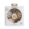 ŠESŤBALENIE OKRÚHLYCH CUMLÍKOV FRIGG EARTHY WONDER, 0-6M, KAUČUK