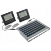 Pouličná LED lampa - Halogén 2x Solárny LED 50W Studený pilot 3335 (Pouličná LED lampa - Halogén 2x Solárny LED 50W Studený pilot 3335)