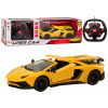 mamido Športové RC auto 1:12 s otváracími dverami žlté