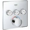 GROHE SmartControl sprchová batéria pod omietku, pre 3 výstupy, chróm, 29149000
