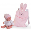 Realistické miminko - holčička Pitu s růžovým batohem od firmy Antonio Juan ze Španělska (Pitu con mochila para ti)