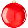 LAALU Ozdoba okrúhla červená lesklá 15 cm