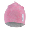 Čiapka podšitá Angel Outlast® - ružová lesk/šedý melír- 45-48cm