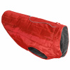 Kurgo Loft Jacket Red/Charcoal - obojstranná nepremokavá bunda pre psov, červená a grafitová - XS