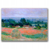 Retro Hay Stack Poster v Giverny Claude Monet A1 (Retro Hay Stack Poster v Giverny Claude Monet A1)
