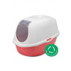 WC mačka SMART CAT kryté 54,5x39,1x40,3cm, korálová