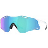 Slnečné okuliare Oakley Cybr Zero - polished white/prizm sapphire uni
