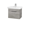 Dreja Umývadlová skrinka SOLO SZZ 55 - D01 Betón / Úchytka T07 / D01 Betón