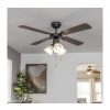 ZEVENTI ZEVENTI - Stropný ventilátor ZURRIOLA 3xE27/60W/230V hnedá ZV0011 + záruka 3 roky zadarmo