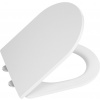 Sapho GERRY WC sedátko 36x43,8 cm SLIM, Soft Close, Easy Take, Duroplast, Biele WX1515