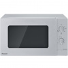 Panasonic NN-GM23QM kompaktná mikrovlnná rúra s grilom (800W, 5 úrovní výkonu, gril 1000W, otočný tanier s priemerom 255 mm), strieborná