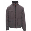 PAYPER RENEGADE 000871-0051 / Zateplená pánska bunda s kapucňou v golieri - smoke S