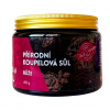 Prírodná soľ do kúpeľa v skle 450 g Ruža PURE HARMONY