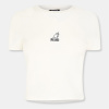 Kangol Women's Short Sleeve Baby Tee White 14 (L)