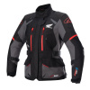 ALPINESTARS Bunda STELLA ANDES DRYSTAR HONDA kolekcia, TECH-AIR 5 kompatibilný, (čierna/sivá/červená, veľ. XL) 101